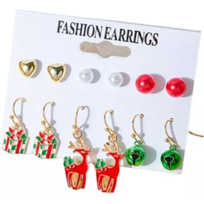 INF Weihnachtsohrringe 6-Paar INF Weihnachtsohrringe 6-Paar
