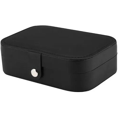INF Schmuckschatulle – Elegante Aufbewahrungslösung für Ohrringe, Ringe und Halsketten Schwarz INF Schmuckschatulle – Elegante Aufbewahrungslösung für Ohrringe, Ringe und Halsketten Schwarz