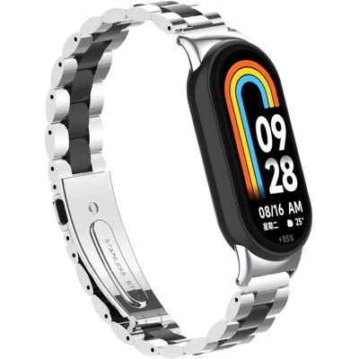 INF Stilvolles Edelstahl-Armband für Xiaomi Mi Band 9 INF Stilvolles Edelstahl-Armband für Xiaomi Mi Band 9