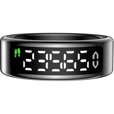 INF Smarter Ring Schwarz mit Gesundheitsüberwachung 10 INF Smarter Ring Schwarz mit Gesundheitsüberwachung 10