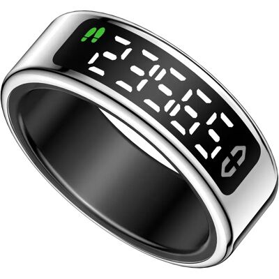 INF Smartring mit Gesundheitsüberwachungsfunktion Silber 8 INF Smartring mit Gesundheitsüberwachungsfunktion Silber 8