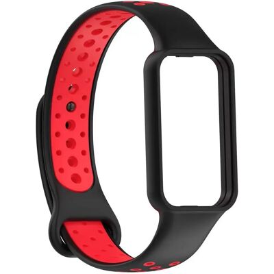 INF Zweifarbige Ersatzarmband kompatibel mit Redmi Band 2 - Schwarz und Rot TPU Armband INF Zweifarbige Ersatzarmband kompatibel mit Redmi Band 2 - Schwarz und Rot TPU Armband