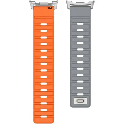 INF Kompatibel mit Samsung Galaxy Watch8 Armband - Norman Magnetisches Silikonarmband mit 316 Edelstahlverschluss, Komfortabel Grau Orange INF Kompatibel mit Samsung Galaxy Watch8 Armband - Norman Magnetisches Silikonarmband mit 316 Edelstahlverschluss, Komfortabel Grau Orange