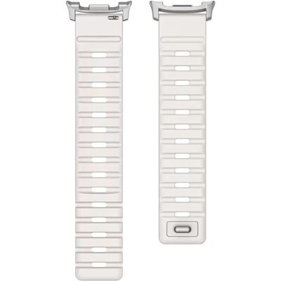 INF Kompatibel mit Samsung Galaxy Watch8 Armband - Norman Magnetisches Silikonarmband mit 316 Edelstahlverschluss, Komfortabel Weiß INF Kompatibel mit Samsung Galaxy Watch8 Armband - Norman Magnetisches Silikonarmband mit 316 Edelstahlverschluss, Komfortabel Weiß