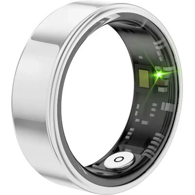 INF Smart Ring: 30 Tage Standby, IP68 Wasserdicht, Herzfrequenz-, Blutsauerstoff- & Schlafüberwachung Silber 12 INF Smart Ring: 30 Tage Standby, IP68 Wasserdicht, Herzfrequenz-, Blutsauerstoff- & Schlafüberwachung Silber 12