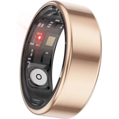 INF IP68+5ATM wasserdichter Smartring mit Herzfrequenz-, Blutsauerstoff- und Schlafüberwachung Gold INF IP68+5ATM wasserdichter Smartring mit Herzfrequenz-, Blutsauerstoff- und Schlafüberwachung Gold