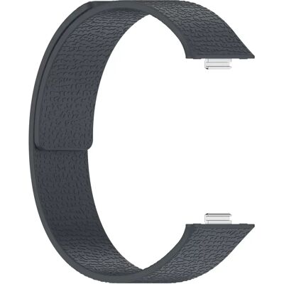 INF Weiches magnetisches Armband mit Lychee-Muster, kompatibel mit Huawei Fit 4, Fit 4 Pro, Fit 3 Grau INF Weiches magnetisches Armband mit Lychee-Muster, kompatibel mit Huawei Fit 4, Fit 4 Pro, Fit 3 Grau