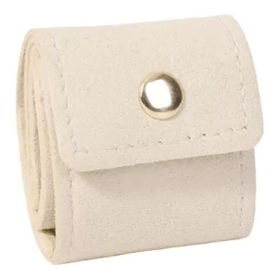 INF Tragbarer Reise Schmuck Organizer Tasche - Kompaktes Schmuckkästchen aus PU-Leder mit Fächern Beige INF Tragbarer Reise Schmuck Organizer Tasche - Kompaktes Schmuckkästchen aus PU-Leder mit Fächern Beige