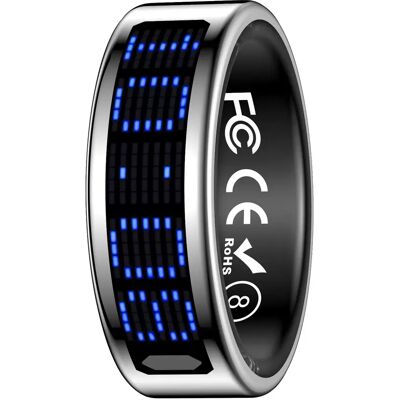 INF Smart Ring mit Display: Touch-Steuerung, Fitness-Tracking und Fernbedienung Silber 13 INF Smart Ring mit Display: Touch-Steuerung, Fitness-Tracking und Fernbedienung Silber 13