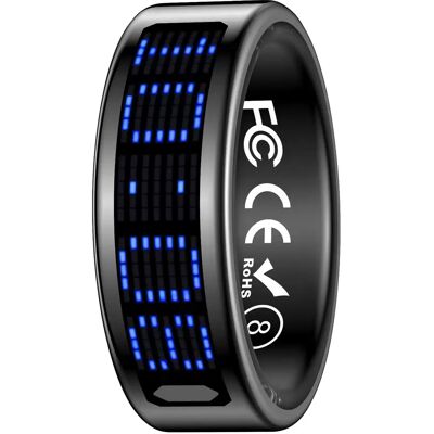 INF Smart Ring mit Display: Touch-Steuerung, Fitness-Tracking und Fernbedienung Schwarz 12 INF Smart Ring mit Display: Touch-Steuerung, Fitness-Tracking und Fernbedienung Schwarz 12