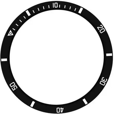 INF Schwarz-weiße 45mm Edelstahl-Lünette kompatibel mit Samsung Watch5 Pro - Speed Time Scale Ring INF Schwarz-weiße 45mm Edelstahl-Lünette kompatibel mit Samsung Watch5 Pro - Speed Time Scale Ring