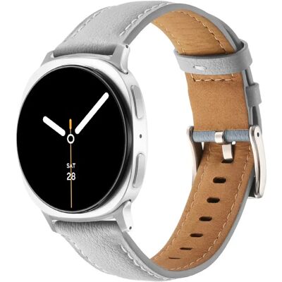 INF Kunstleder-Armband kompatibel mit Samsung Galaxy Watch8 (40/44/Classic) – Pin-Schnalle, weiche Haptik, mehrere Farben Grau INF Kunstleder-Armband kompatibel mit Samsung Galaxy Watch8 (40/44/Classic) – Pin-Schnalle, weiche Haptik, mehrere Farben Grau
