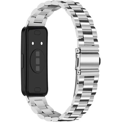 INF Edelstahl 3-Glieder Armband, kompatibel mit Huawei Band 11/11 Pro – Verstellbares elegantes Metallarmband Silber INF Edelstahl 3-Glieder Armband, kompatibel mit Huawei Band 11/11 Pro – Verstellbares elegantes Metallarmband Silber