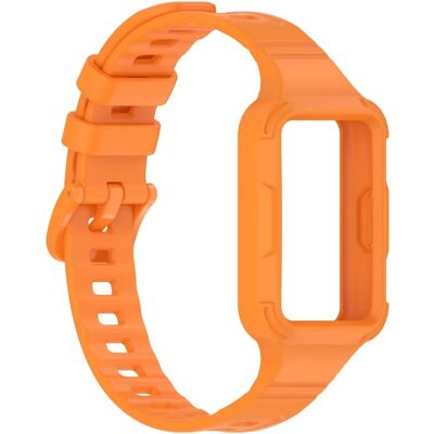 INF Einteiliges Panzer-Armband kompatibel mit Huawei Band 11 - Silikon Vollschutz und atmungsaktiver Komfort Orange INF Einteiliges Panzer-Armband kompatibel mit Huawei Band 11 - Silikon Vollschutz und atmungsaktiver Komfort Orange