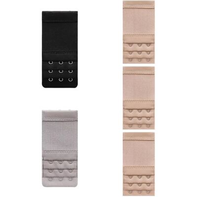 INF 5 Stück BH-Verlängerungen, 3 Haken BH-Trägerverlängerungen INF 5 Stück BH-Verlängerungen, 3 Haken BH-Trägerverlängerungen