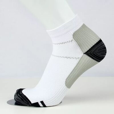 INF Kompressionssocken für Damen & Herren, Rutschfeste Sportsocken (5 Paar) L grau+weiß INF Kompressionssocken für Damen & Herren, Rutschfeste Sportsocken (5 Paar) L grau+weiß