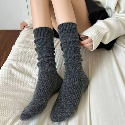 INF 7 Paar Wollsocken - Schwarz+Weiß+Khaki+Heller Kaffee+Dunkler Kaffee+Hellgrau+Dunkelgrau, Thermische, warme, dicke Socken INF 7 Paar Wollsocken - Schwarz+Weiß+Khaki+Heller Kaffee+Dunkler Kaffee+Hellgrau+Dunkelgrau, Thermische, warme, dicke Socken