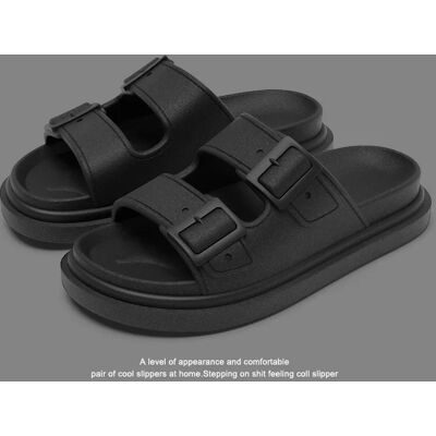 INF Bequeme weiße EVA-Hausschuhe Schwarz 41-42 INF Bequeme weiße EVA-Hausschuhe Schwarz 41-42