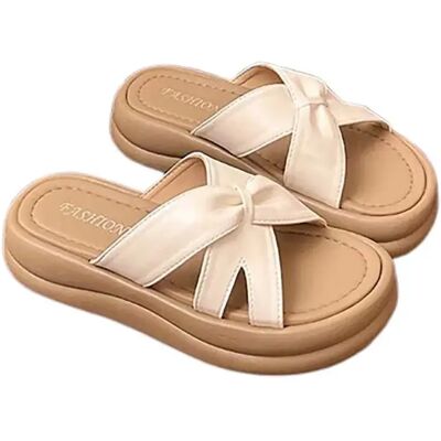 INF Kompatibel mit Damen Plateau Sandalen mit dicker Sohle, weiße PVC Sommer Hausschuhe, modisch und bequem INF Kompatibel mit Damen Plateau Sandalen mit dicker Sohle, weiße PVC Sommer Hausschuhe, modisch und bequem