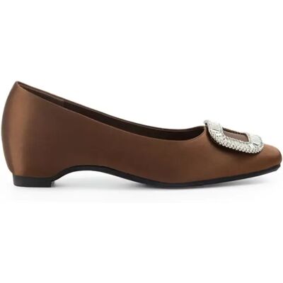 INF Verdeckte Absatz Damen Square Toe Lederschuhe - Stil mit Komfort INF Verdeckte Absatz Damen Square Toe Lederschuhe - Stil mit Komfort