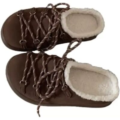 INF Warme Shearling Birkenstock Hausschuhe mit Schnürsenkeln – Komfort & Stil Kaffee 39 INF Warme Shearling Birkenstock Hausschuhe mit Schnürsenkeln – Komfort & Stil Kaffee 39