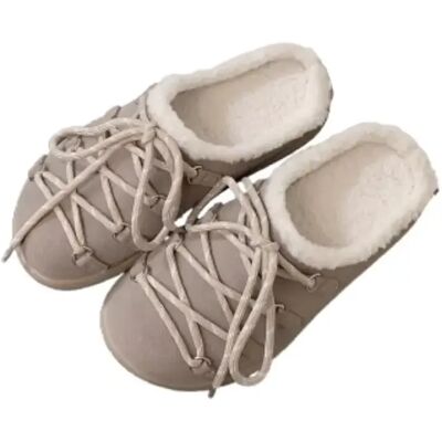 INF Warme Shearling Birkenstock Hausschuhe mit Schnürsenkeln – Komfort & Stil Grau 40 INF Warme Shearling Birkenstock Hausschuhe mit Schnürsenkeln – Komfort & Stil Grau 40