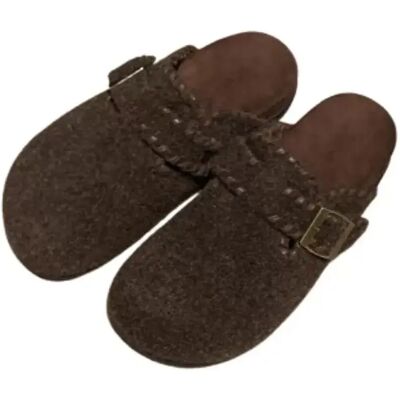 INF Warme, flauschige Slip-on-Schuhe, kompatibel mit Birkenstock-Stil, ideal für Herbst/Winter Kaffee 39 INF Warme, flauschige Slip-on-Schuhe, kompatibel mit Birkenstock-Stil, ideal für Herbst/Winter Kaffee 39