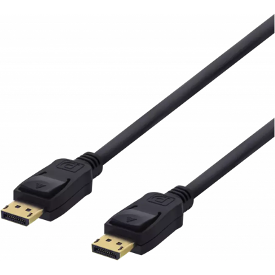 Deltaco DP-1005D - DisplayPort-Kabel - 0,5 m - 4K UHD - DP 1.2 - Schwarz Deltaco DP-1005D - DisplayPort-Kabel - 0,5 m - 4K UHD - DP 1.2 - Schwarz