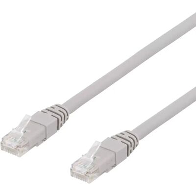 Deltaco TP-615AU - Patchkabel - 15M - UTP - Cat 6A - Grau Deltaco TP-615AU - Patchkabel - 15M - UTP - Cat 6A - Grau