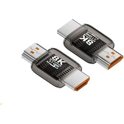 INF UHD HDMI Adapter männlich-zu-männlich (3er-Pack) — HDMI 2.1 8K 60Hz 180° Gerade Verbindung für PC, Laptop zu TV/Monitor Schwarz INF UHD HDMI Adapter männlich-zu-männlich (3er-Pack) — HDMI 2.1 8K 60Hz 180° Gerade Verbindung für PC, Laptop zu TV/Monitor Schwarz