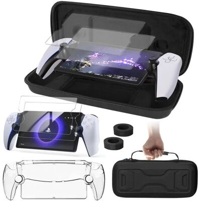 INF Schwarzes Gaming-Konsolen-Taschenset für PS5 Streaming Handheld – Optimaler Schutz INF Schwarzes Gaming-Konsolen-Taschenset für PS5 Streaming Handheld – Optimaler Schutz
