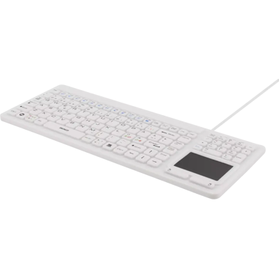Deltaco Wasserdichte Silikon-Tastatur mit Touchpad - 105 Tasten Deltaco Wasserdichte Silikon-Tastatur mit Touchpad - 105 Tasten