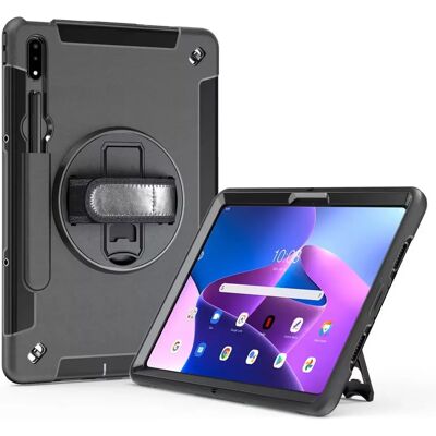 INF Tablet Schutzhülle kompatibel mit Lenovo Tab P12 Pro 12.6 Zoll Q706F, Q706 mit Stifthalter, stoßfest, rutschfest und INF Tablet Schutzhülle kompatibel mit Lenovo Tab P12 Pro 12.6 Zoll Q706F, Q706 mit Stifthalter, stoßfest, rutschfest und