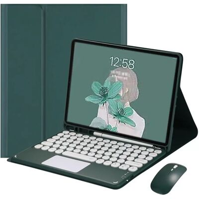INF Bluetooth-Tastaturhülle - Tiefgrün mit verbessertem Touchpad, kompatibel mit Samsung Galaxy Tab S9 Ultra/S10 Ultra 14,6 Zoll INF Bluetooth-Tastaturhülle - Tiefgrün mit verbessertem Touchpad, kompatibel mit Samsung Galaxy Tab S9 Ultra/S10 Ultra 14,6 Zoll