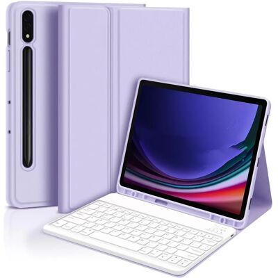 INF Lila Bluetooth Tastaturhülle kompatibel mit Samsung Tab S10 FE Plus 13.1 Zoll 2025 mit Standardtastatur INF Lila Bluetooth Tastaturhülle kompatibel mit Samsung Tab S10 FE Plus 13.1 Zoll 2025 mit Standardtastatur