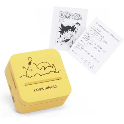 INF 58mm Mini Tragbarer Thermodrucker – Bluetooth Drahtloser Etikettendrucker für iOS, Android & Windows Gelb INF 58mm Mini Tragbarer Thermodrucker – Bluetooth Drahtloser Etikettendrucker für iOS, Android & Windows Gelb