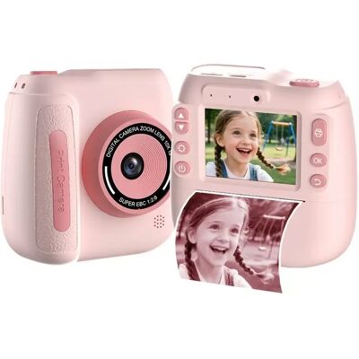 INF Sofortbildkamera mit integriertem Drucker – 48MP Fotos, 2.4-inch IPS, 1080p Video, USB-C Laden, 32GB Speicherkarte Rosa INF Sofortbildkamera mit integriertem Drucker – 48MP Fotos, 2.4-inch IPS, 1080p Video, USB-C Laden, 32GB Speicherkarte Rosa