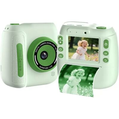 INF Sofortbildkamera mit integriertem Drucker – 48MP Fotos, 2.4-inch IPS, 1080p Video, USB-C Laden, 32GB Speicherkarte Grün INF Sofortbildkamera mit integriertem Drucker – 48MP Fotos, 2.4-inch IPS, 1080p Video, USB-C Laden, 32GB Speicherkarte Grün