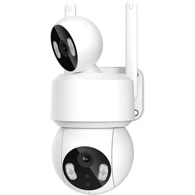 INF PTZ-Überwachungskamera für den Außenbereich mit 2MP Dual-Objektiv, Farb-Nachtsicht und Zwei-Wege-Audio INF PTZ-Überwachungskamera für den Außenbereich mit 2MP Dual-Objektiv, Farb-Nachtsicht und Zwei-Wege-Audio