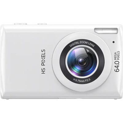 INF Multifunktions-Musik-Kamera – 64MP Fotos, 4K-Video, integrierter MP3-Player, 1200mAh Akku, kompakter PC+ABS-Korpus für Weiß INF Multifunktions-Musik-Kamera – 64MP Fotos, 4K-Video, integrierter MP3-Player, 1200mAh Akku, kompakter PC+ABS-Korpus für Weiß