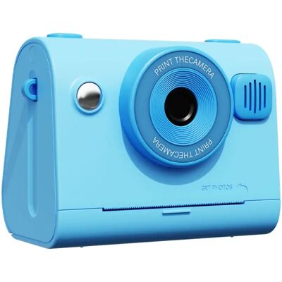INF Sofortbildkamera mit 48MP-Sensor, 2.4-inch IPS-Display, integrierter Fotodrucker, 32G Karte, USB-C aufladbar Blau INF Sofortbildkamera mit 48MP-Sensor, 2.4-inch IPS-Display, integrierter Fotodrucker, 32G Karte, USB-C aufladbar Blau