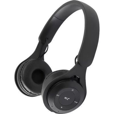 INF Y08 Tiefschwarzes Bluetooth-Headset: Faltbar, Lange Akkulaufzeit INF Y08 Tiefschwarzes Bluetooth-Headset: Faltbar, Lange Akkulaufzeit