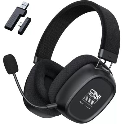 INF GT839 Wireless Over-Ear Headset — 2.4G + Bluetooth + kabelgebunden, 40mm Treiber, lange Akkulaufzeit INF GT839 Wireless Over-Ear Headset — 2.4G + Bluetooth + kabelgebunden, 40mm Treiber, lange Akkulaufzeit