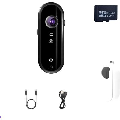 INF Y3 Mini-Action-Kamera mit 32GB – Tragbare Körperkamera & Meeting-Recorder model 2 INF Y3 Mini-Action-Kamera mit 32GB – Tragbare Körperkamera & Meeting-Recorder model 2