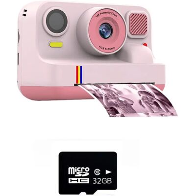 INF K12Pro Sofort-Farbdruck-Kamera – 20M Fotos, 1080P Video, Bluetooth-Mobile-Druck, 2.4inch IPS, 1300MAH Akku, inkl. 3 Rosa INF K12Pro Sofort-Farbdruck-Kamera – 20M Fotos, 1080P Video, Bluetooth-Mobile-Druck, 2.4inch IPS, 1300MAH Akku, inkl. 3 Rosa