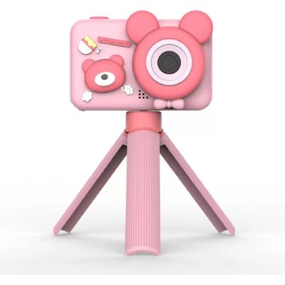 INF Niedliche Kinderkamera mit Doppelobjektiv und Halterung Rosa INF Niedliche Kinderkamera mit Doppelobjektiv und Halterung Rosa