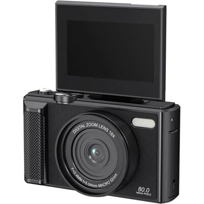 INF Retro-spiegellose Kamera mit 180° Flip-Bildschirm, 80MP Fotos, 5K-Video, AF-Autofokus und WiFi-Übertragung INF Retro-spiegellose Kamera mit 180° Flip-Bildschirm, 80MP Fotos, 5K-Video, AF-Autofokus und WiFi-Übertragung