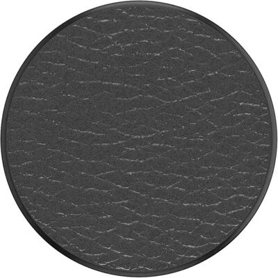 POPSOCKETS Pebbled Vegan Leder Schwarz Abnehmbarer Griff mit Standfunktion Premium POPSOCKETS Pebbled Vegan Leder Schwarz Abnehmbarer Griff mit Standfunktion Premium