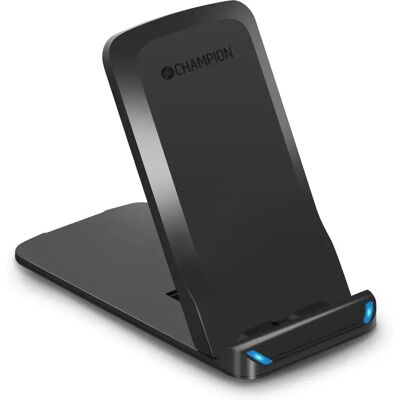 Champion Kabelloses Ladegerät 10W QI stehend Schwarz - Wireless Charger Champion Kabelloses Ladegerät 10W QI stehend Schwarz - Wireless Charger