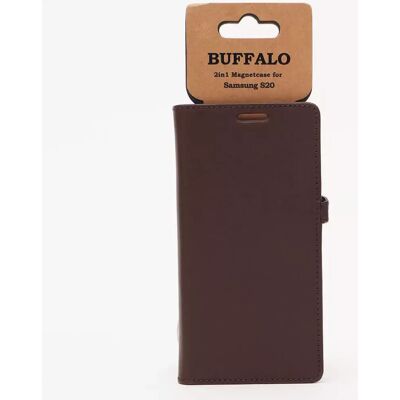 Buffalo Brieftasche Samsung S20 - Leder, 3 Kartenfächer, Magnetverschluss Buffalo Brieftasche Samsung S20 - Leder, 3 Kartenfächer, Magnetverschluss